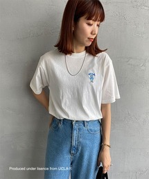 【WEB限定】[UCLA/ユーシーエルエー] ワンポイント刺繍ロゴTシャツ