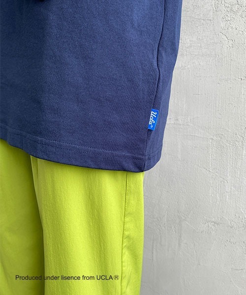 WEB限定】[UCLA/ユーシーエルエー] ワンポイント刺繍ロゴTシャツ（T