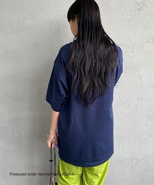 WEB限定】[UCLA/ユーシーエルエー] ワンポイント刺繍ロゴTシャツ（T