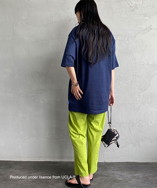 UCLA（ユーシーエルエー）の「【WEB限定】[UCLA/ユーシーエルエー] ワンポイント刺繍ロゴTシャツ（Tシャツ/カットソー・レディース・ホワイト/ネイビー/グリーン・M/L）」の14枚目の写真