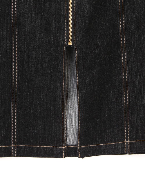 PROPORTION BODY DRESSING(プロポーションボディドレッシング)の「フロントファスナーデニムタイト / 1212220802(スカート・レディース・ブラック/ダークネイビー・SMALL/MEDIUM)」の20枚目の写真