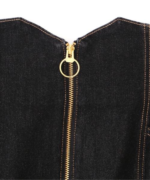PROPORTION BODY DRESSING(プロポーションボディドレッシング)の「フロントファスナーデニムタイト / 1212220802(スカート・レディース・ブラック/ダークネイビー・SMALL/MEDIUM)」の17枚目の写真