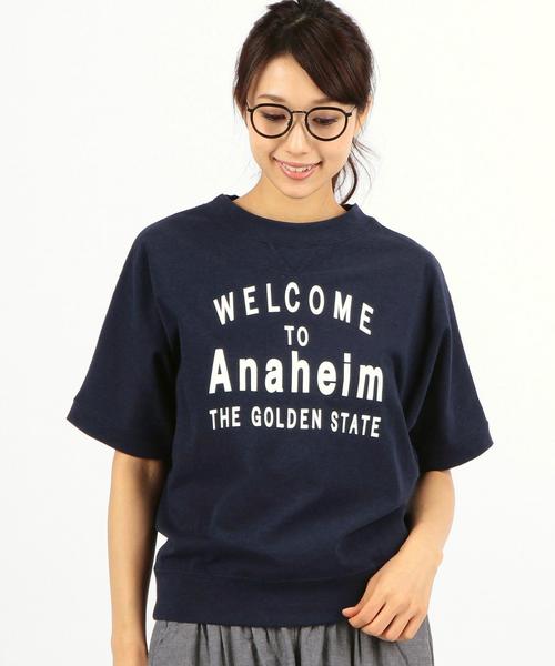 coen（コーエン）の「ロゴドルマンカットソー（Tシャツ/カットソー・レディース・ライトグレー/クリーム/ネイビー・FREE）」の3枚目の写真