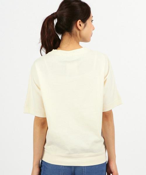 coen（コーエン）の「ロゴドルマンカットソー（Tシャツ/カットソー・レディース・ライトグレー/クリーム/ネイビー・FREE）」の16枚目の写真