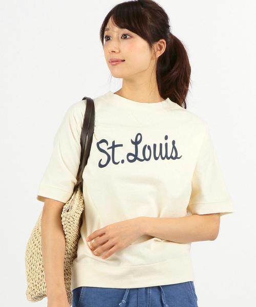 coen（コーエン）の「ロゴドルマンカットソー（Tシャツ/カットソー・レディース・ライトグレー/クリーム/ネイビー・FREE）」の5枚目の写真