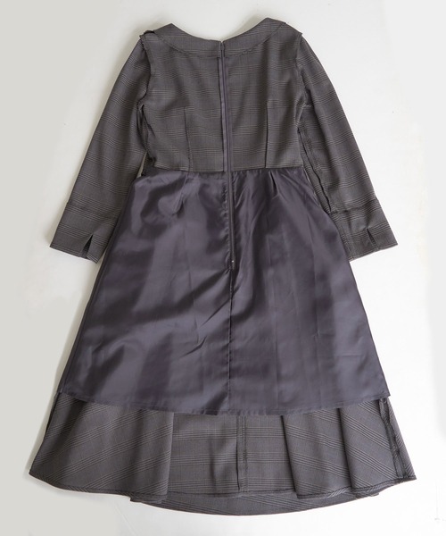 ROPE' PICNIC（ロペピクニック）の「ラナテックフィット＆フレアワンピース（ワンピース・レディース・グレー/ブラウン/ネイビー・38/40）」の12枚目の写真