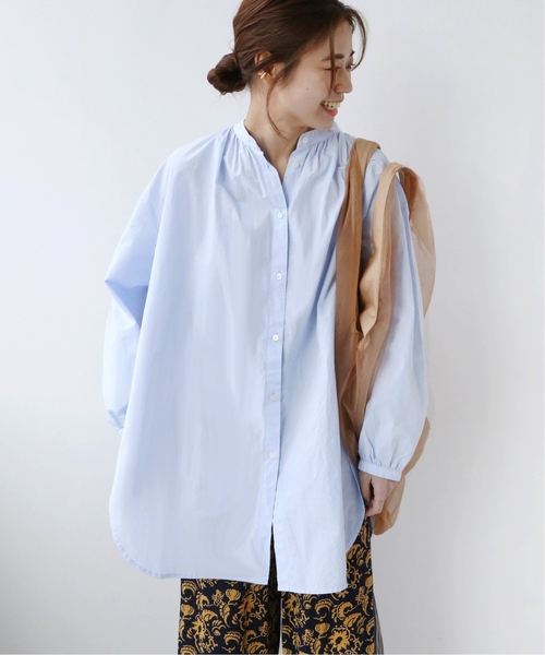 JOURNAL STANDARD relume(ジャーナルスタンダード レリューム)の「■《追加2》コットンタイプライターギャザーブラウス(シャツ/ブラウス・レディース・ホワイト/ブラック/ブルー系その他・FREE)」の18枚目の写真