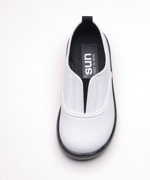 SUN（サン）の「【終了】SUN スリッポン(SUN P003)（スリッポン・キッズ・ホワイト/ブラック・15.0cm/16.0cm/17.0cm/18.0cm/19.0cm/14.0cm）」の14枚目の写真