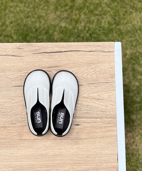 SUN（サン）の「【終了】SUN スリッポン(SUN P003)（スリッポン・キッズ・ホワイト/ブラック・15.0cm/16.0cm/17.0cm/18.0cm/19.0cm/14.0cm）」の13枚目の写真