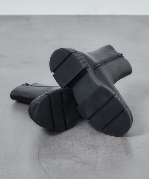 Firsthand（ファーストハンド）の「ATELIER BRUGGE/アトリエブルージュ レザー サイドゴア ショートブーツ（ブーツ・レディース・ブラック・S/M/L）」の18枚目の写真