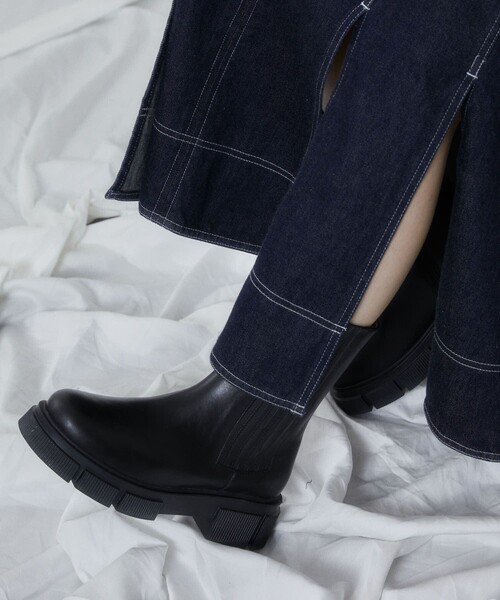 Firsthand（ファーストハンド）の「ATELIER BRUGGE/アトリエブルージュ レザー サイドゴア ショートブーツ（ブーツ・レディース・ブラック・S/M/L）」の7枚目の写真