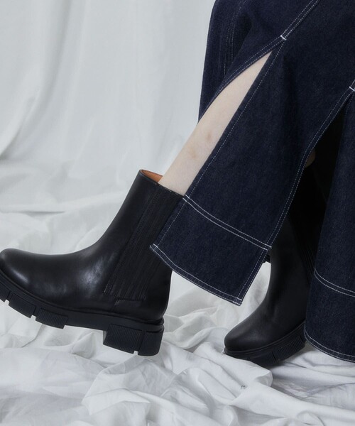 Firsthand（ファーストハンド）の「ATELIER BRUGGE/アトリエブルージュ レザー サイドゴア ショートブーツ（ブーツ・レディース・ブラック・S/M/L）」の16枚目の写真