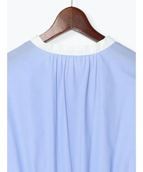 Te chichi TERRASSE（テチチテラス）の「ウエストタックシャツワンピース（ワンピース・レディース・ネイビー/ブルー/サックスブルー・ﾌﾘ-）」の9枚目の写真