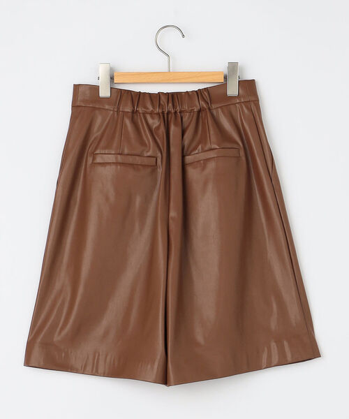 NOLLEY’S Sophi（ノーリーズソフィ）の「フェイクレザーショートパンツ（その他パンツ・レディース・ブラウン/ブラック・38/36）」の11枚目の写真