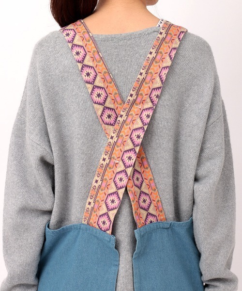 チチカカ（チチカカ）の「ネイティブデニムエプロン（エプロン・レディース・ブルー/ネイビー・FREE）」の11枚目の写真