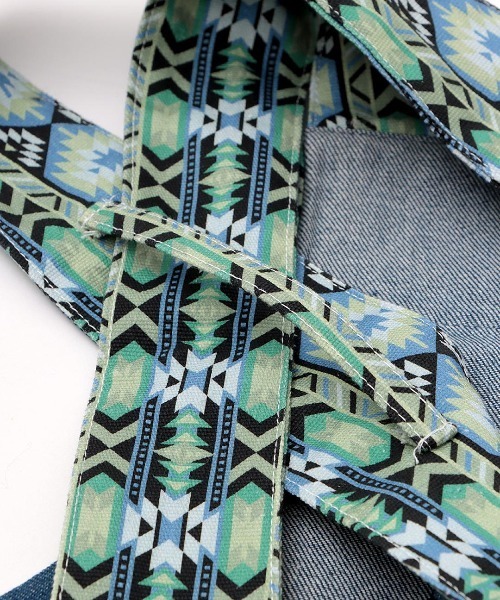 チチカカ（チチカカ）の「ネイティブデニムエプロン（エプロン・レディース・ブルー/ネイビー・FREE）」の15枚目の写真