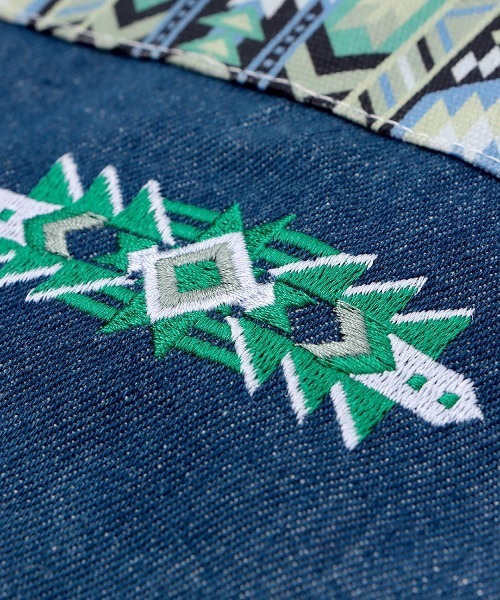 チチカカ（チチカカ）の「ネイティブデニムエプロン（エプロン・レディース・ブルー/ネイビー・FREE）」の16枚目の写真