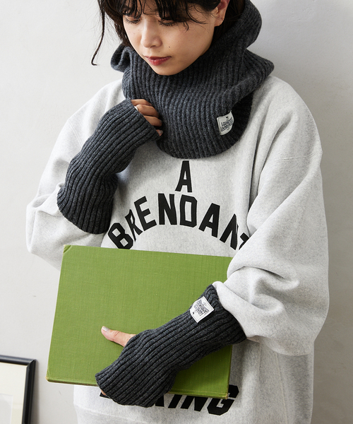 JOURNAL STANDARD relume（ジャーナルスタンダード　レリューム）の「HAMILTON WOOL HAND WARMER（手袋・メンズ・グレー/キャメル/ブラック系その他・FREE）」の9枚目の写真