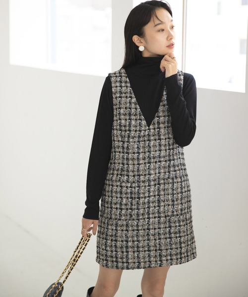 ツイードジャンパースカート ワンピース Earth Music Ecology アースミュージックアンドエコロジー のファッション通販 Zozotown ツイードジャンパースカート ワンピース Earth Music Ecology アースミュージックアンドエコロジー のファッション通販 Zozotown