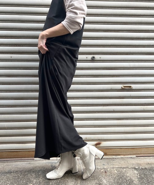 Sugar Sugar（シュガーシュガー）の「【SUGAR SUGAR シュガーシュガー】スクエアレースアップブーツ（ブーツ・レディース・ブラック/アイボリー・LL/S/M/L）」の21枚目の写真