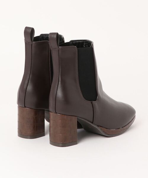 earth music&ecology（アースミュージックアンドエコロジー）の「《earth music&ecology》ｱｰｽｽﾄｰﾑｻｲﾄﾞｺﾞｱ EM-812（ブーツ・レディース・ブラック/グレー/ダークブラウン/ホワイト・L/S/M/LL）」の5枚目の写真