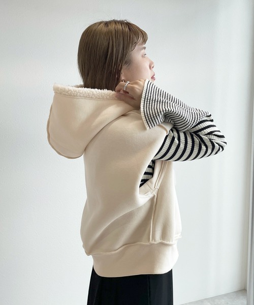 w closet(ダブルクローゼット)の「【マルチウェイ】リバーシブルボア w closet(ダブルクローゼット)の「【マルチウェイ】リバーシブルボア