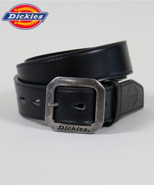 Dickies / ディッキーズ】合皮ロゴバックル1ホールベルト/通学 通勤