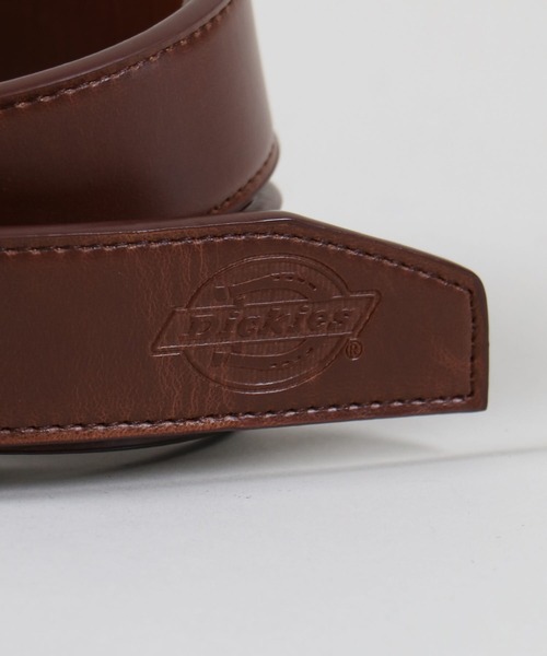 Dickies(ディッキーズ)の「【Dickies / ディッキーズ】合皮ロゴバックル1ホールベルト/通学 通勤 フォーマルなシーンにも対応◎(ベルト・メンズ・ブラック/ダークブラウン/ブラウン系その他/ブラック系その他・ONESIZE)」の6枚目の写真