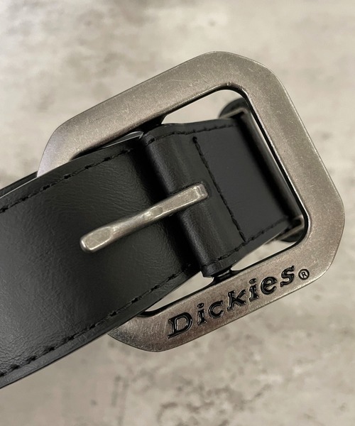Dickies / ディッキーズ】合皮ロゴバックル1ホールベルト/通学 通勤