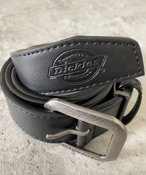 Dickies / ディッキーズ】合皮ロゴバックル1ホールベルト/通学 通勤 Dickies / ディッキーズ】合皮ロゴバックル1ホールベルト/通学 通勤