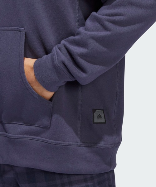 adidas(アディダス)の「ADICROSS ボールエンブレム 長袖フーディー【adidas Golf/アディダスゴルフ】(パーカー・メンズ・ブラック/ブルー・LARGE/MEDIUM/X-SMALL/X-LARGE/SMALL/XX-LARGE/XX-SMALL)」の18枚目の写真