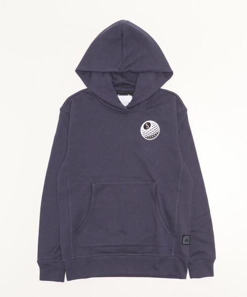 adidas(アディダス)の「ADICROSS ボールエンブレム 長袖フーディー【adidas Golf/アディダスゴルフ】(パーカー・メンズ・ブラック/ブルー・LARGE/MEDIUM/X-SMALL/X-LARGE/SMALL/XX-LARGE/XX-SMALL)」の22枚目の写真