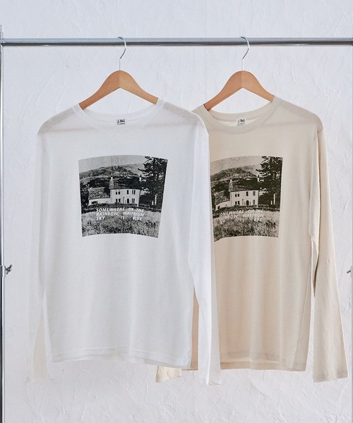 セール】フォトプリントロングスリーブTシャツ（Tシャツ/カットソー