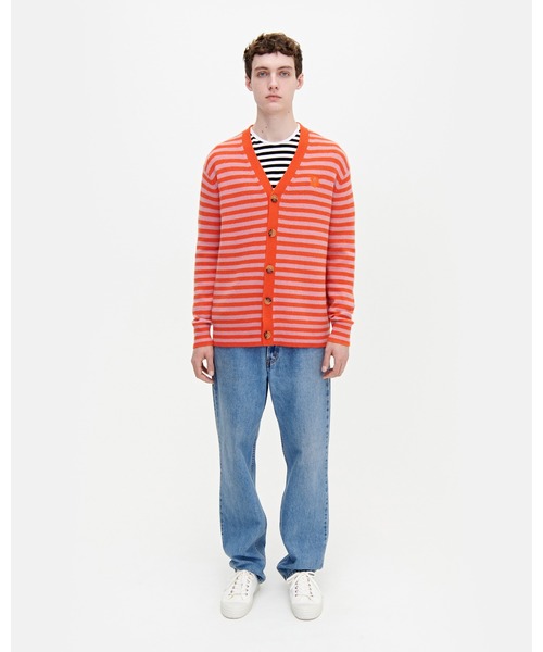 marimekko(マリメッコ)の「【kioski】Tasaraita Unikko / Sif knit marimekko(マリメッコ)の「【kioski】Tasaraita Unikko / Sif knit