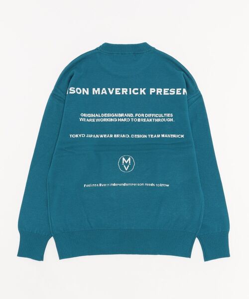 maison maverick メゾンマーベリック　セーター　ニット　ロゴ MAISON MAVERICK PRESENTS（メゾンマベリックプレゼンツ）の