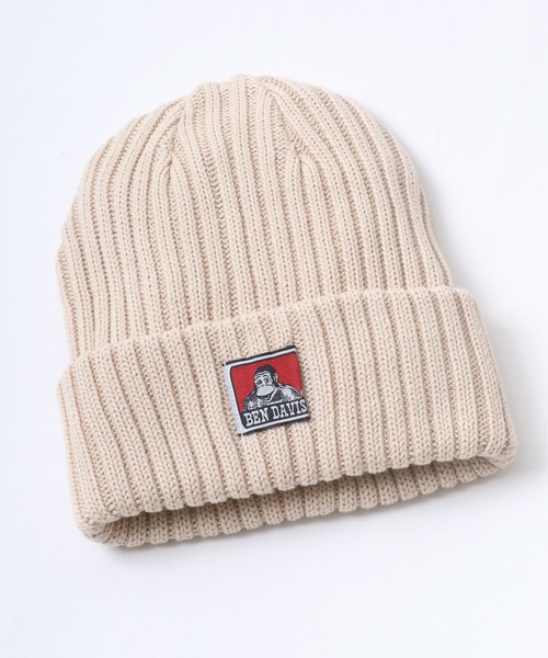 BEN DAVIS（ベンデイビス）の「BEN DAVIS/ベンデイビス コットン ニットキャップ ビーニー（ニットキャップ/ビーニー・メンズ・ダークグリーン/ベージュ/ブラック/グレー/オフホワイト/イエロー/スミクロ/チャコール/ネイビー・FREE）」の6枚目の写真