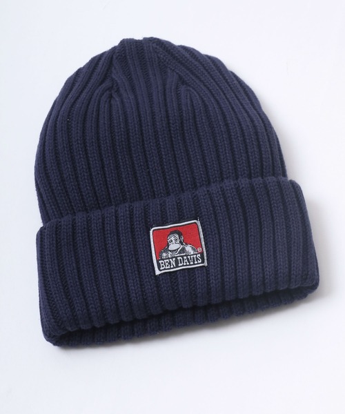 BEN DAVIS（ベンデイビス）の「BEN DAVIS/ベンデイビス コットン ニットキャップ ビーニー（ニットキャップ/ビーニー・メンズ・ダークグリーン/ベージュ/ブラック/グレー/オフホワイト/イエロー/スミクロ/チャコール/ネイビー・FREE）」の8枚目の写真