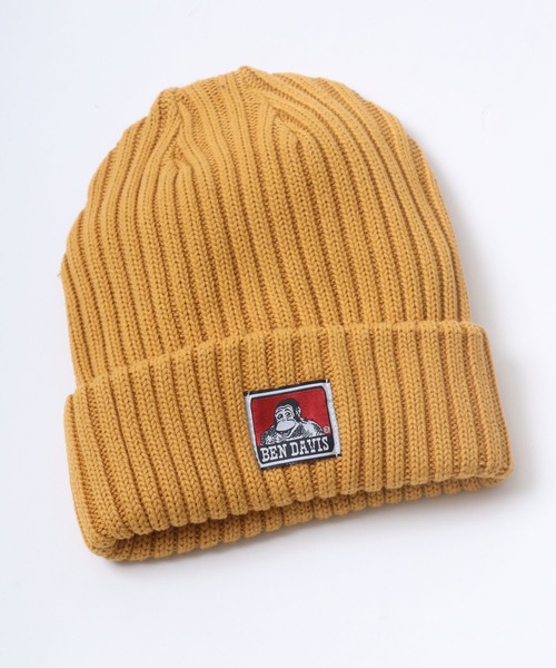 BEN DAVIS（ベンデイビス）の「BEN DAVIS/ベンデイビス コットン ニットキャップ ビーニー（ニットキャップ/ビーニー・メンズ・ダークグリーン/ベージュ/ブラック/グレー/オフホワイト/イエロー/スミクロ/チャコール/ネイビー・FREE）」の9枚目の写真