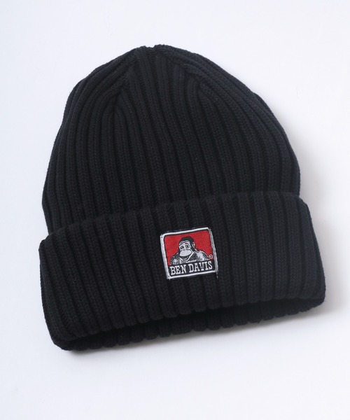 BEN DAVIS（ベンデイビス）の「BEN DAVIS/ベンデイビス コットン ニットキャップ ビーニー（ニットキャップ/ビーニー・メンズ・ダークグリーン/ベージュ/ブラック/グレー/オフホワイト/イエロー/スミクロ/チャコール/ネイビー・FREE）」の3枚目の写真