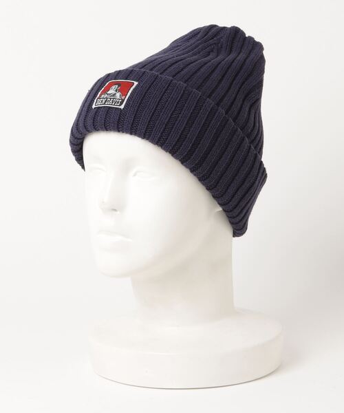 BEN DAVIS（ベンデイビス）の「BEN DAVIS/ベンデイビス コットン ニットキャップ ビーニー（ニットキャップ/ビーニー・メンズ・ダークグリーン/ベージュ/ブラック/グレー/オフホワイト/イエロー/スミクロ/チャコール/ネイビー・FREE）」の12枚目の写真