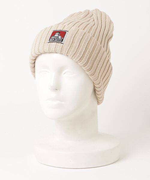 BEN DAVIS（ベンデイビス）の「BEN DAVIS/ベンデイビス コットン ニットキャップ ビーニー（ニットキャップ/ビーニー・メンズ・ダークグリーン/ベージュ/ブラック/グレー/オフホワイト/イエロー/スミクロ/チャコール/ネイビー・FREE）」の15枚目の写真