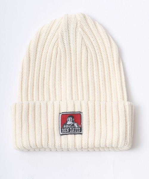 BEN DAVIS（ベンデイビス）の「BEN DAVIS/ベンデイビス コットン ニットキャップ ビーニー（ニットキャップ/ビーニー・メンズ・ダークグリーン/ベージュ/ブラック/グレー/オフホワイト/イエロー/スミクロ/チャコール/ネイビー・FREE）」の20枚目の写真