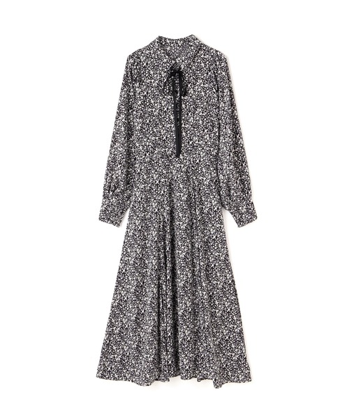 N.（N. Natural Beauty Basic）（エヌエヌナチュラルビューティーベーシック）の「リボン付ボリュームスリーブワンピース（ワンピース・レディース・ブルー/ブラック系その他/カーキ・MEDIUM/SMALL）」の15枚目の写真