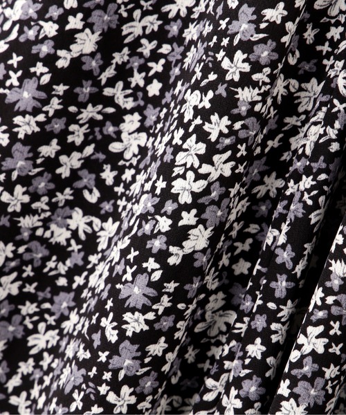 N.（N. Natural Beauty Basic）（エヌエヌナチュラルビューティーベーシック）の「リボン付ボリュームスリーブワンピース（ワンピース・レディース・ブルー/ブラック系その他/カーキ・MEDIUM/SMALL）」の16枚目の写真