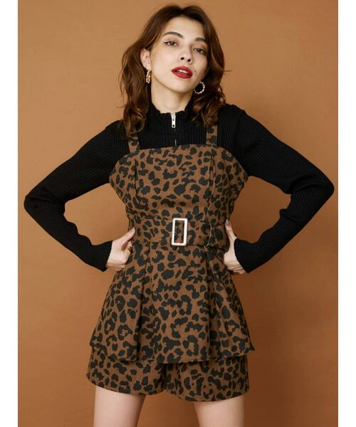 EVRIS（エヴリス）の「ツイルショートパンツ【セットアップ着用可能】（その他パンツ・レディース・ブラック/その他1・SMALL/MEDIUM）」の3枚目の写真