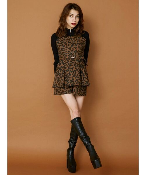 EVRIS（エヴリス）の「ツイルショートパンツ【セットアップ着用可能】（その他パンツ・レディース・ブラック/その他1・SMALL/MEDIUM）」の5枚目の写真