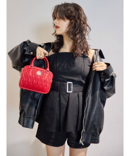 EVRIS（エヴリス）の「ツイルショートパンツ【セットアップ着用可能】（その他パンツ・レディース・ブラック/その他1・SMALL/MEDIUM）」の15枚目の写真