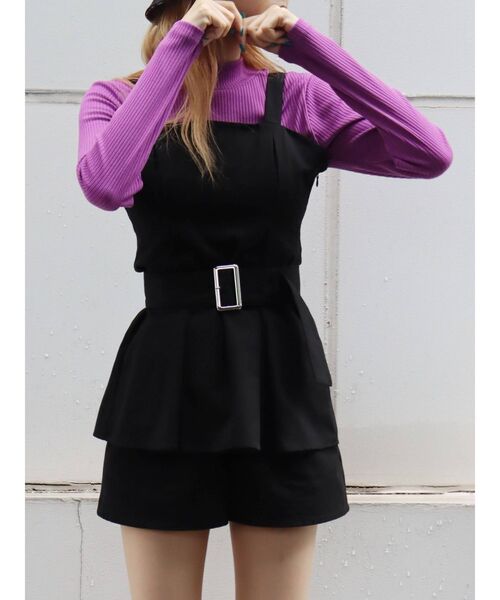 EVRIS（エヴリス）の「ツイルショートパンツ【セットアップ着用可能】（その他パンツ・レディース・ブラック/その他1・SMALL/MEDIUM）」の18枚目の写真