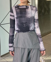 CAPRICIEUX LE'MAGE | 〈AgAwd/アガウド〉パターンシアーTシャツ(Tシャツ/カットソー)