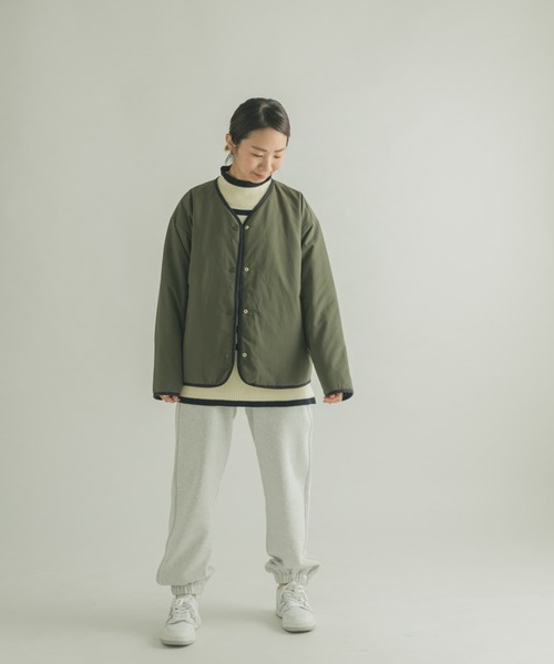 FORK&SPOON バデッドリバーシブルブルゾン